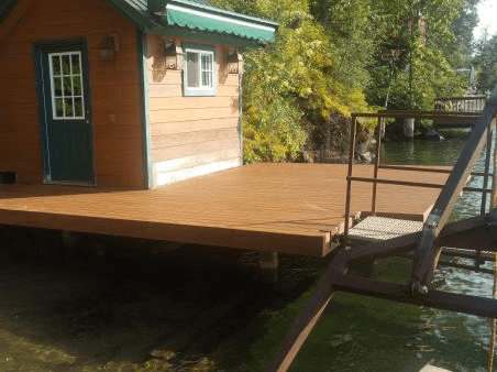 Sun deck — Hayden Lake