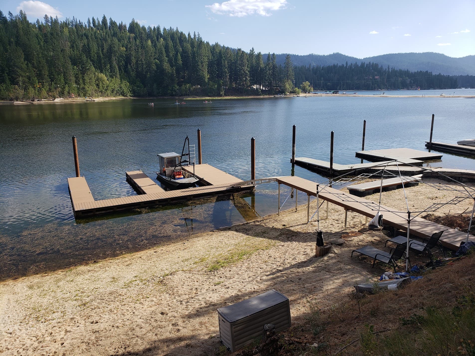 Floating gangway — Hayden Lake
